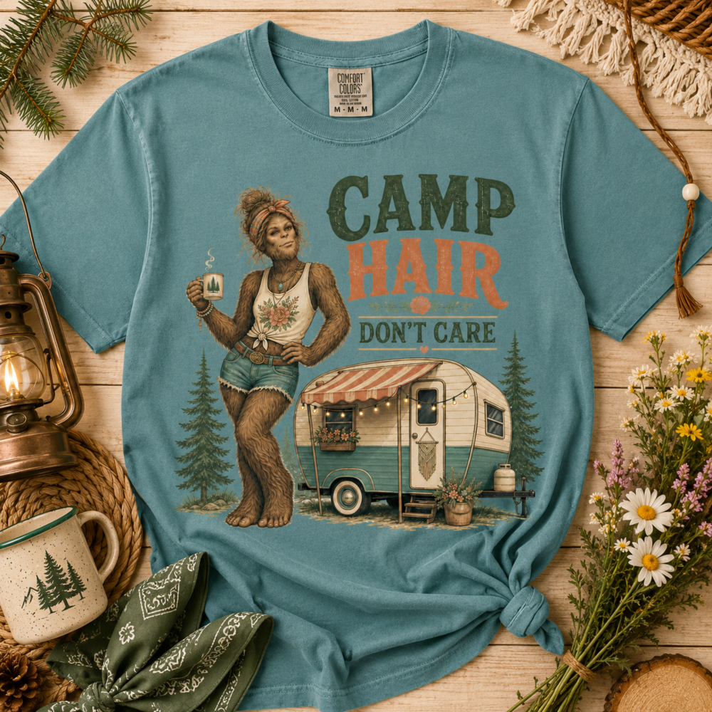 bigfoot-camping-shirt-camp-hair-dont-care-mock bigfoot-camping-shirt-camp-hair-dont-care-mock