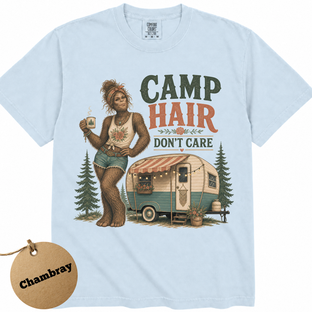 bigfoot-camping-shirt-camp-hair-dont-care-chambray bigfoot-camping-shirt-camp-hair-dont-care-chambray
