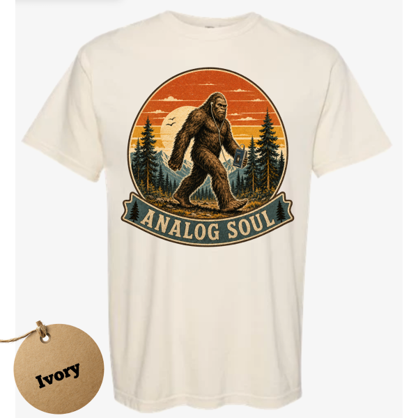 Analog Soul Bigfoot Comfort Colors Tee Ivory Analog Soul Bigfoot Comfort Colors Tee Ivory