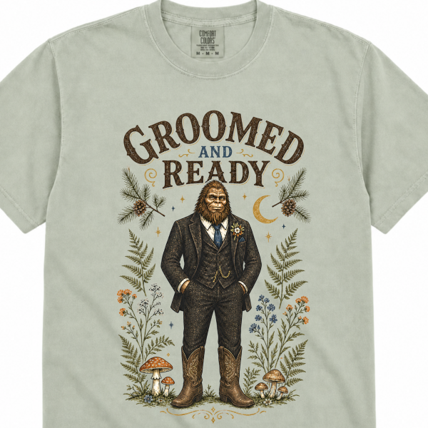groomed and ready for listing bigfoot-groom-shirt