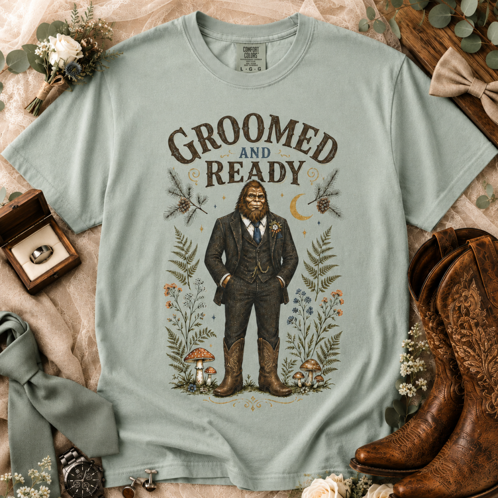 Bigfoot Groom Shirt – Groomed and Ready Tee