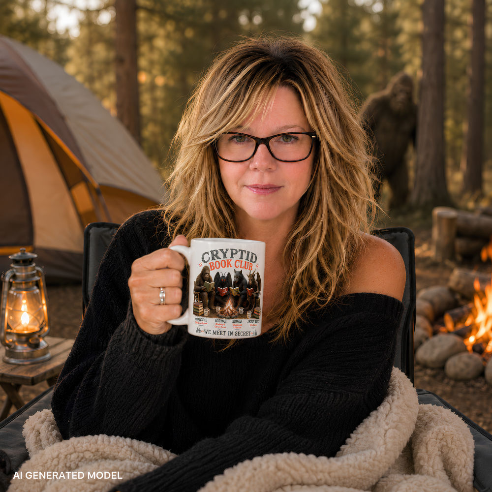 Cryptid Book Club Mug – 15 oz