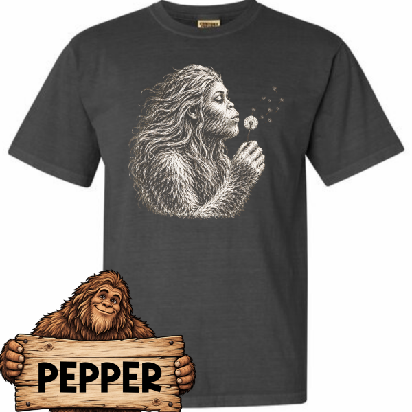 Lady Bigfoot Dandelion Shirt