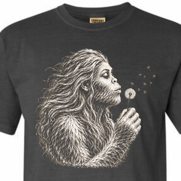 Lady Bigfoot Dandelion Shirt