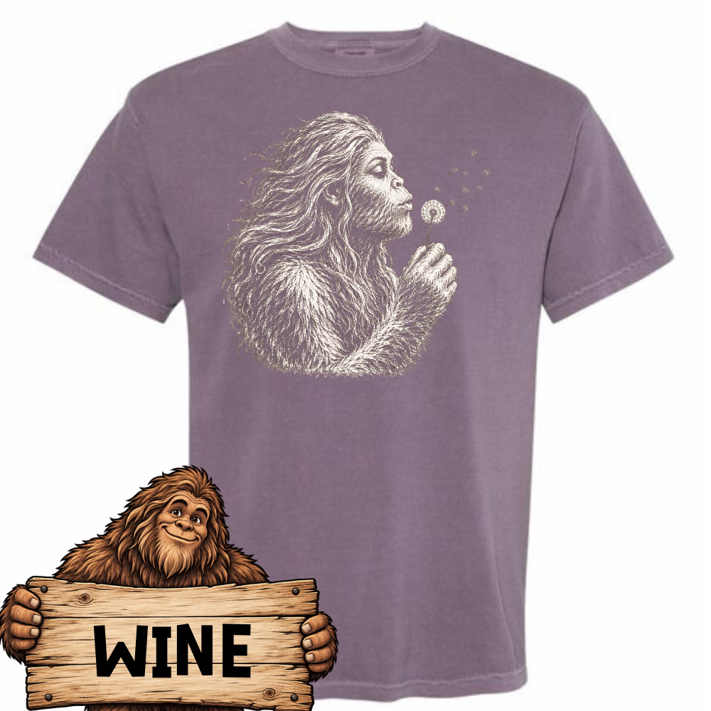 Lady Bigfoot Dandelion Shirt
