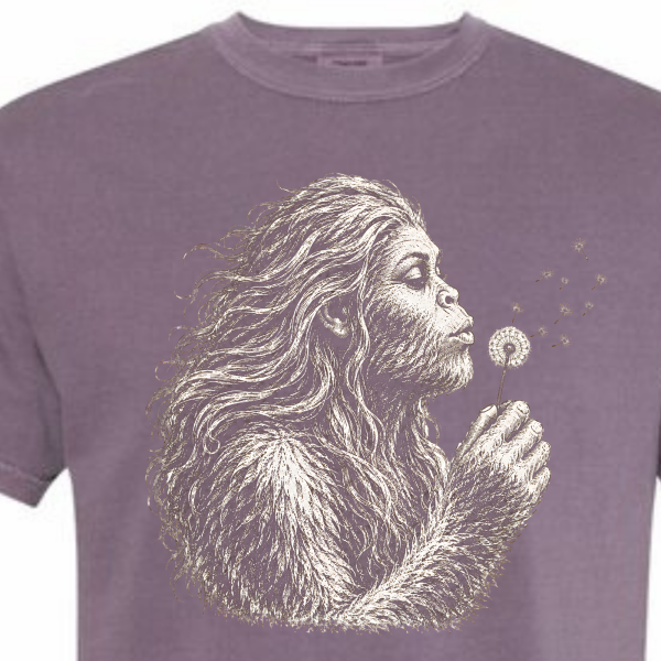 Lady Bigfoot Dandelion Shirt