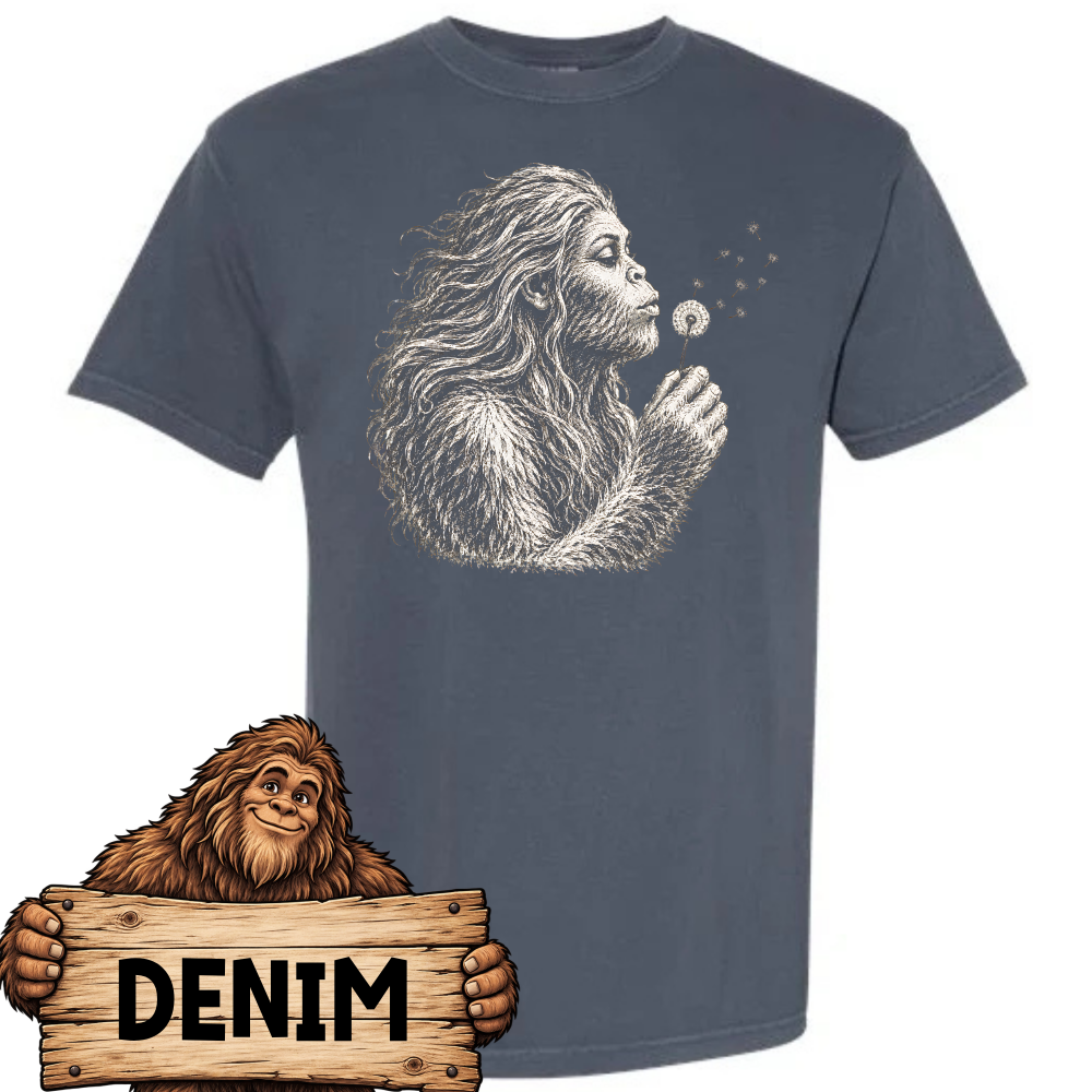 Lady Bigfoot Dandelion Shirt