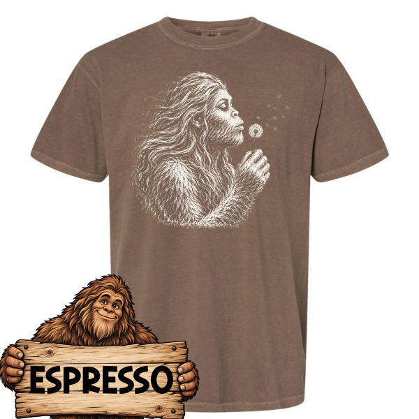 Lady Bigfoot Dandelion Shirt