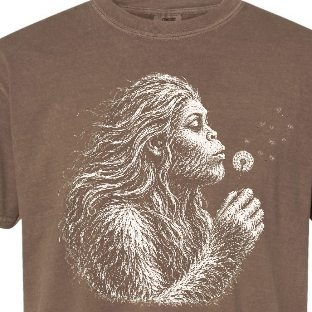 Lady Bigfoot Dandelion Shirt