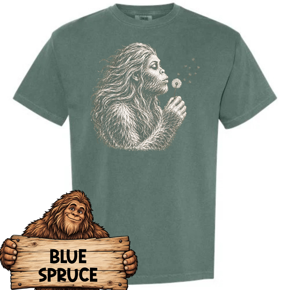 Lady Bigfoot Dandelion Shirt