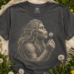 Lady Bigfoot Dandelion Shirt