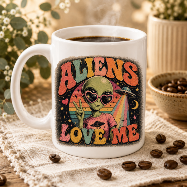 Aliens Love Me Mug – 15 oz