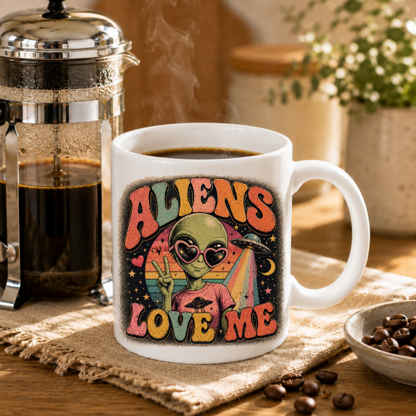Aliens Love Me Mug – 15 oz