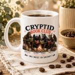 Cryptid Book Club Mug – 15 oz