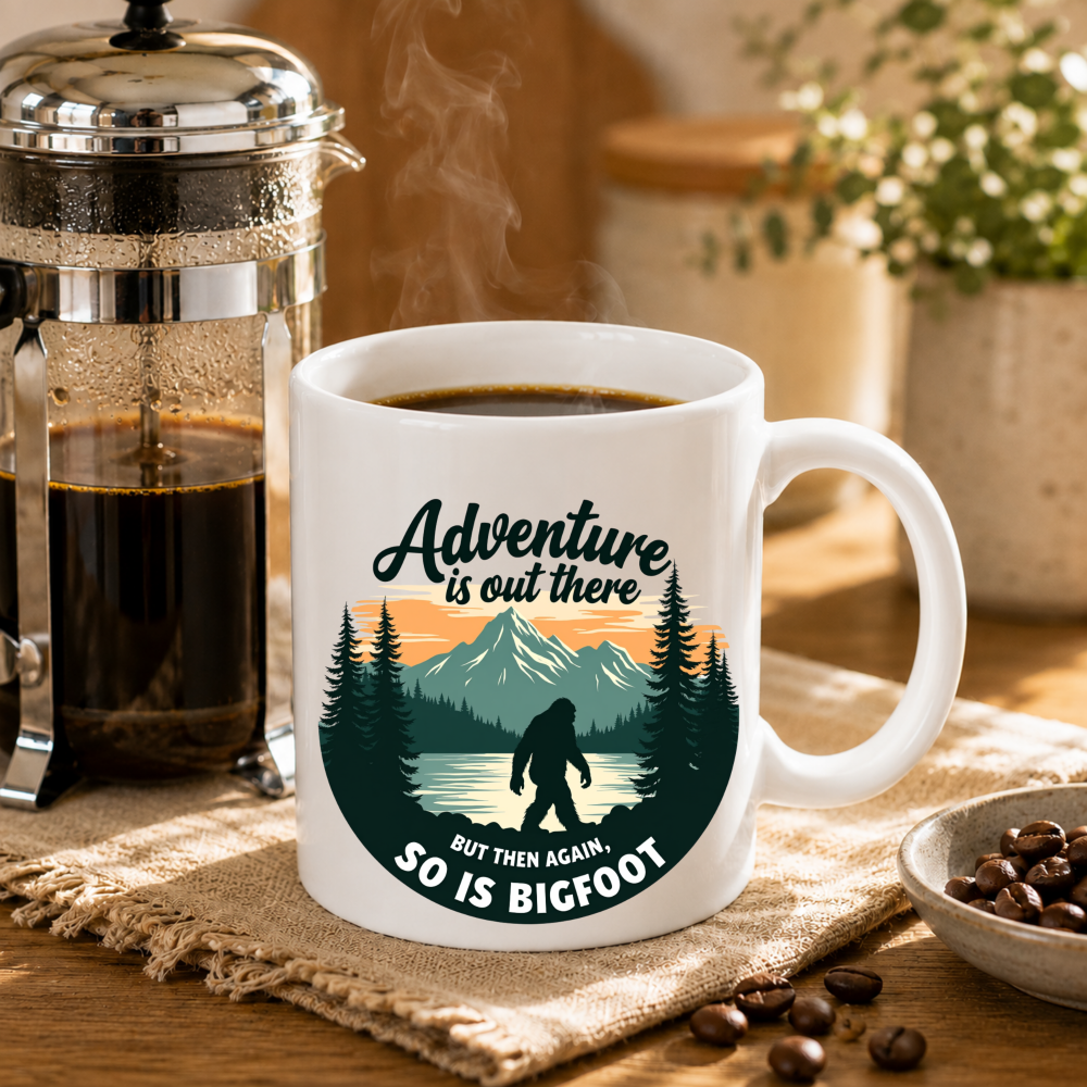 Bigfoot Adventure Mug – 15 oz