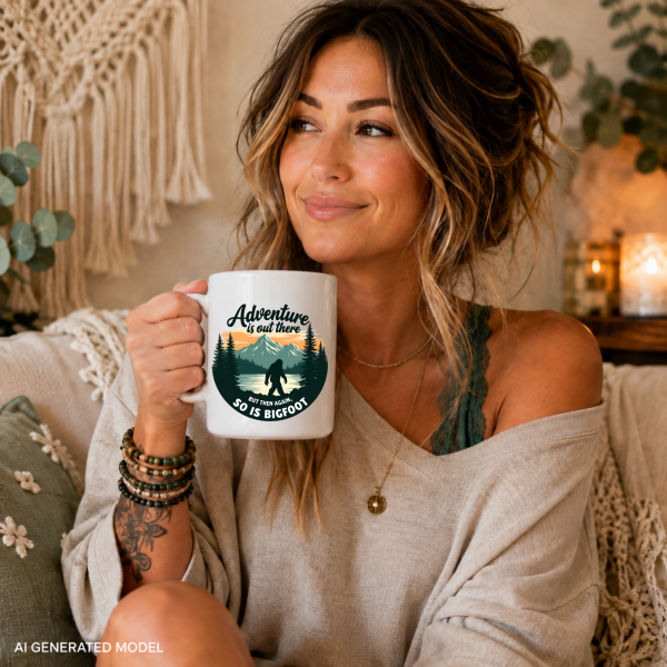 Bigfoot Adventure Mug – 15 oz
