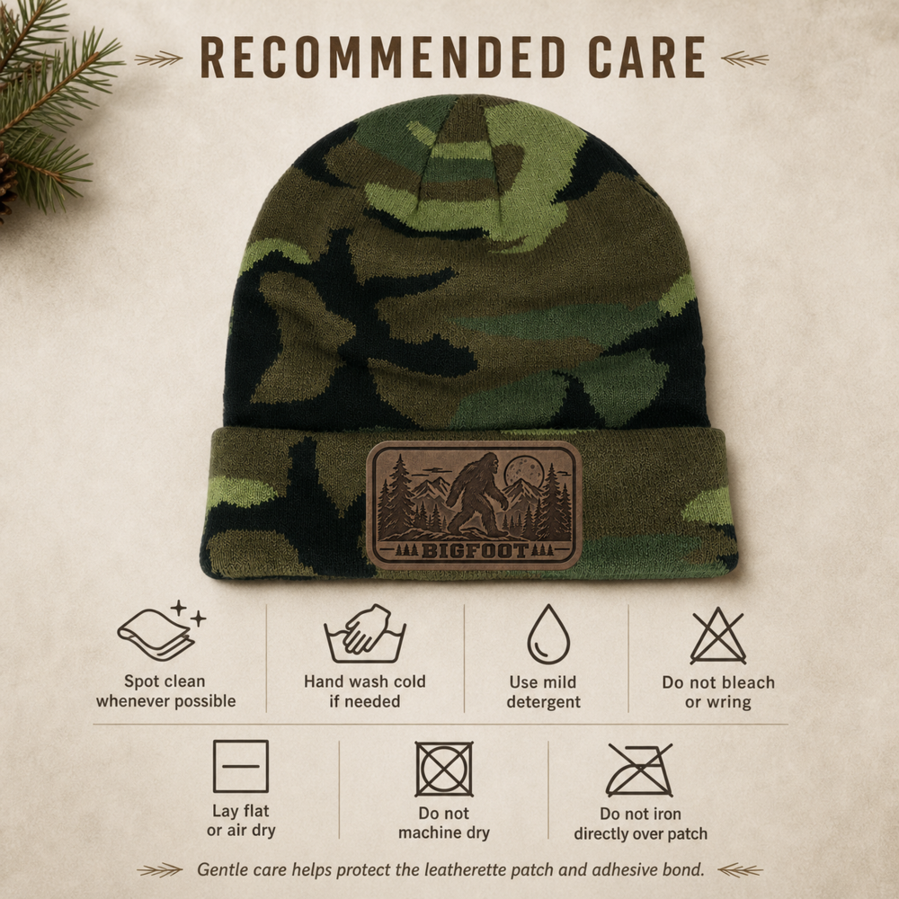 bigfoot beanie-care
