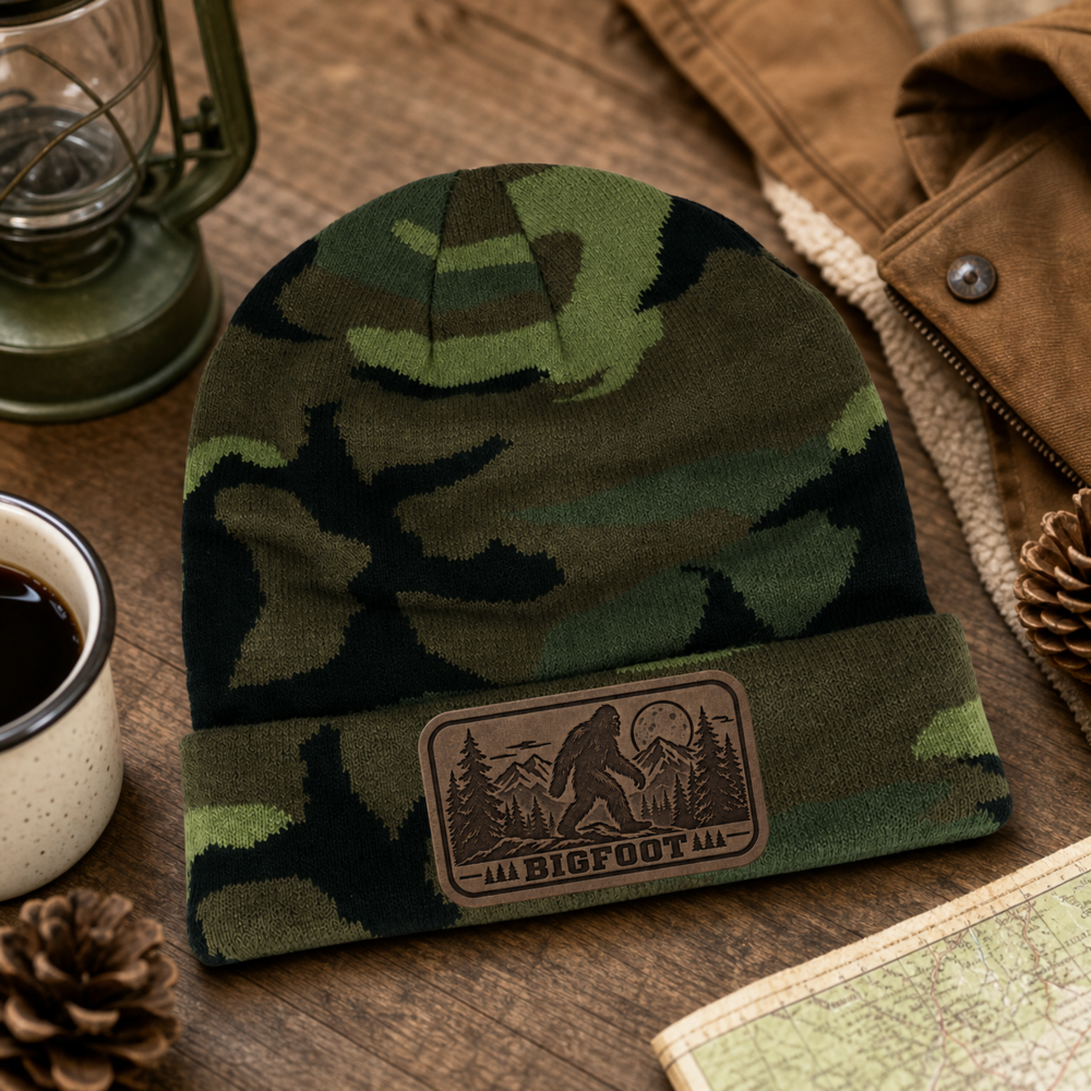 bigfoot beanie-flat-table view