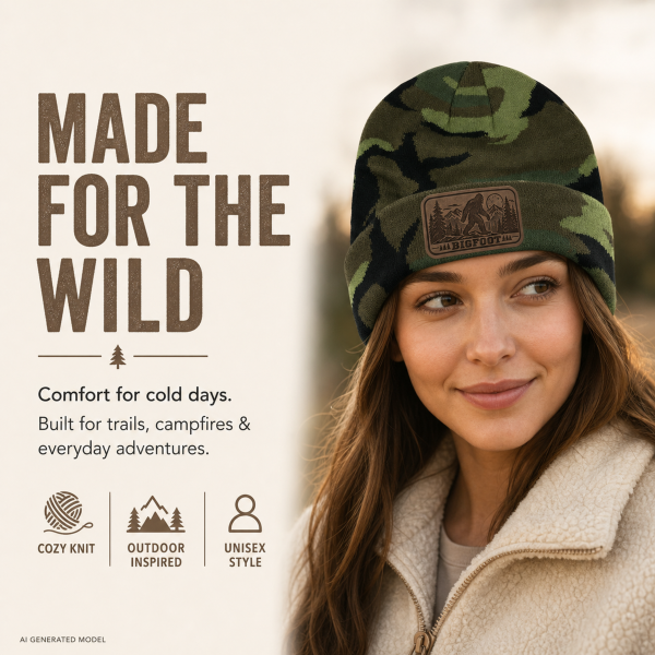 bigfoot beanie-made-for-the-wild