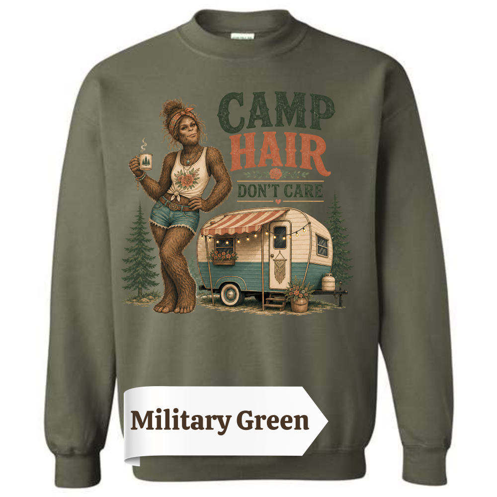 Camp Hair Bigfoot Sweatshirt