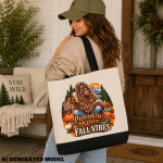 Pumpkin Spice Bigfoot Tote