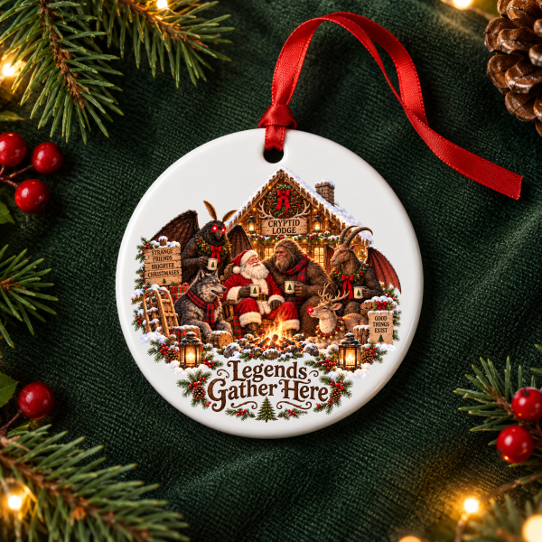 Cryptid Christmas Ornament – Believe in Miracles