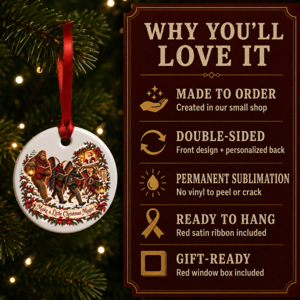 Cryptid Carolers Ornament – Make a Little Christmas Magic