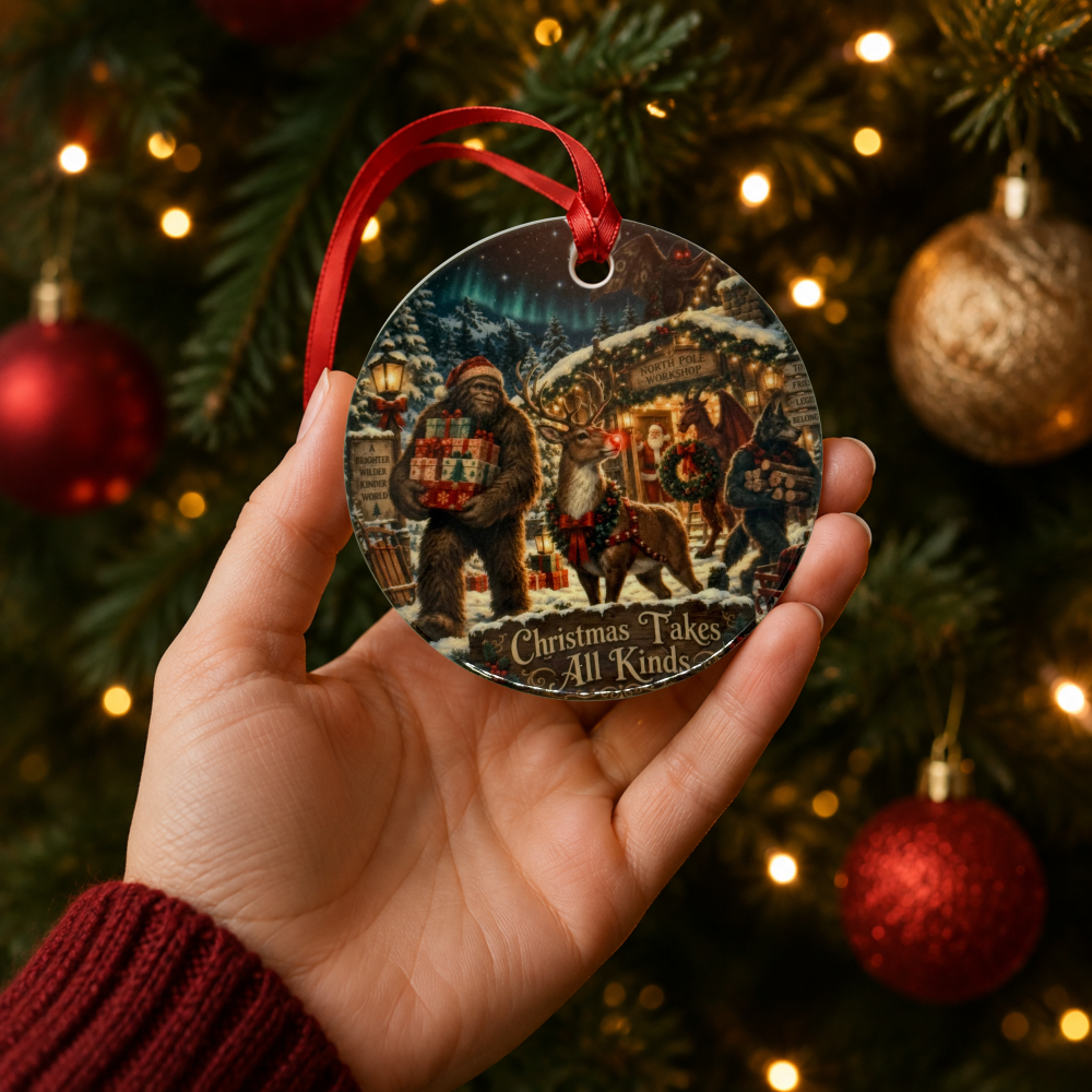 Bigfoot Christmas Ornament – Christmas Takes All Kinds