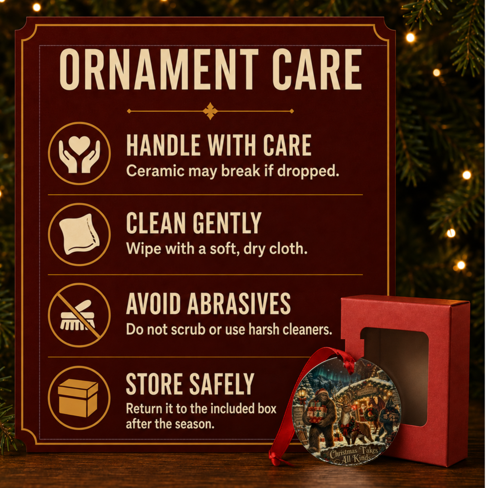 Bigfoot Christmas Ornament – Christmas Takes All Kinds