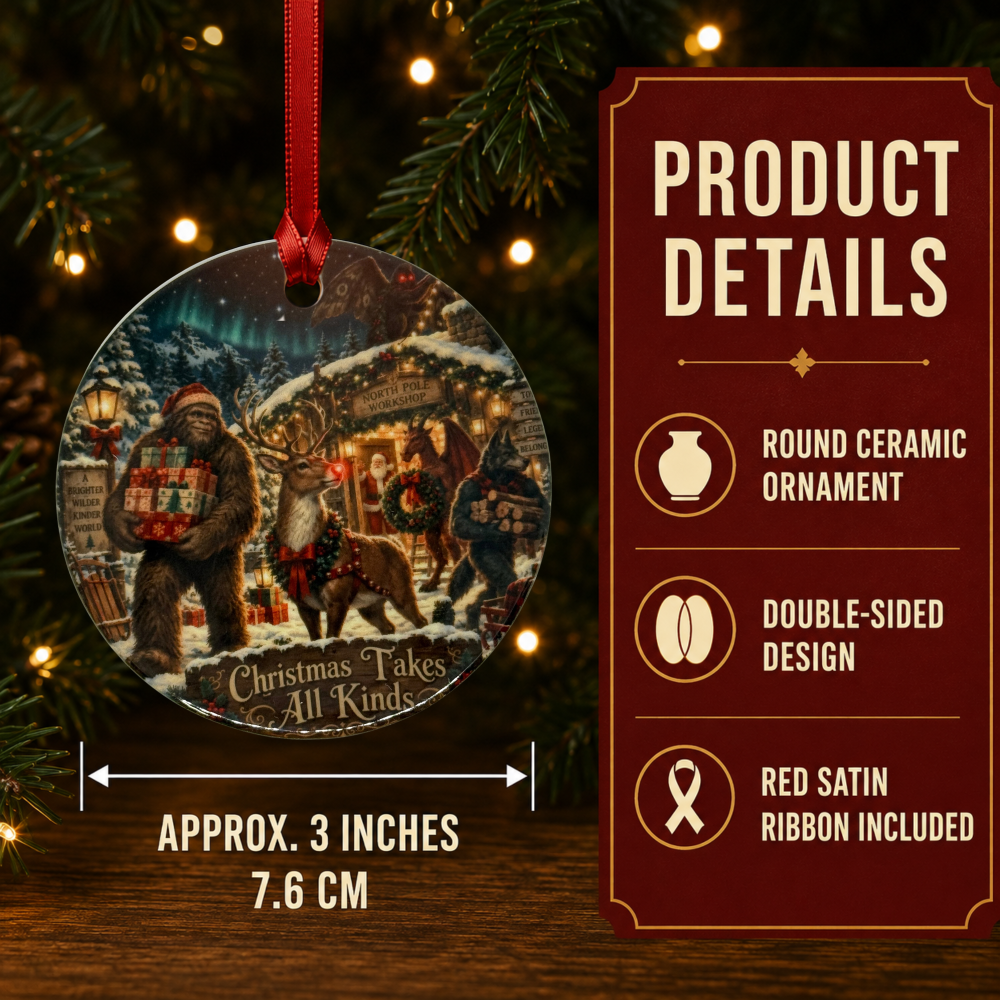 Bigfoot Christmas Ornament – Christmas Takes All Kinds