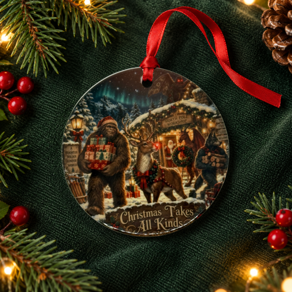 Bigfoot Christmas Ornament – Christmas Takes All Kinds